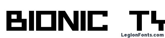 Bionic Type Expanded Bold font, free Bionic Type Expanded Bold font, preview Bionic Type Expanded Bold font