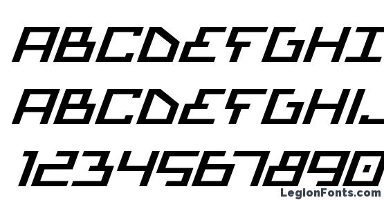 Bionic Type Expanded Italic Font Download Free / LegionFonts