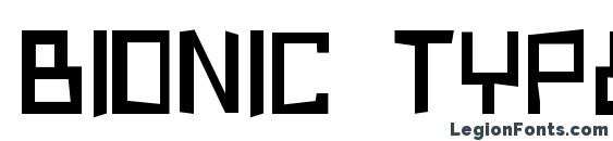 Bionic Type Malfunction Font