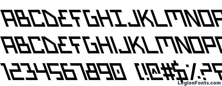 glyphs Bionic Type Slant font, сharacters Bionic Type Slant font, symbols Bionic Type Slant font, character map Bionic Type Slant font, preview Bionic Type Slant font, abc Bionic Type Slant font, Bionic Type Slant font