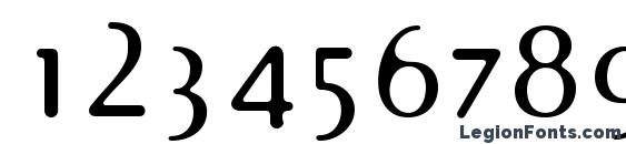 BioPlasm LT Regular Font, Number Fonts