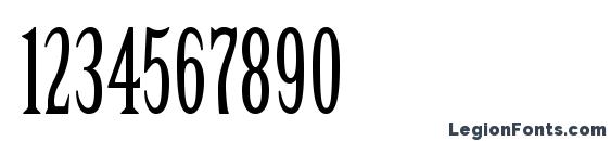 BirchStd Font, Number Fonts