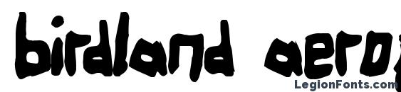 Birdland aeroplane bold font, free Birdland aeroplane bold font, preview Birdland aeroplane bold font