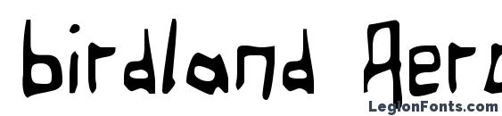 Birdland Aeroplane Font
