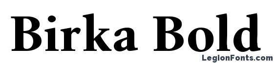 Birka Bold font, free Birka Bold font, preview Birka Bold font