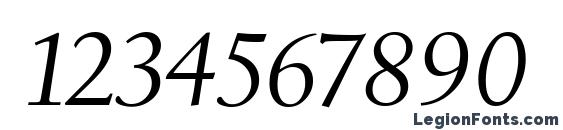 Birka Italic Font, Number Fonts
