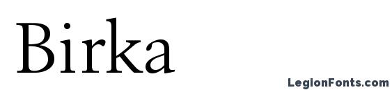 шрифт Birka, бесплатный шрифт Birka, предварительный просмотр шрифта Birka