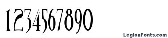 BirminghamElongated Font, Number Fonts
