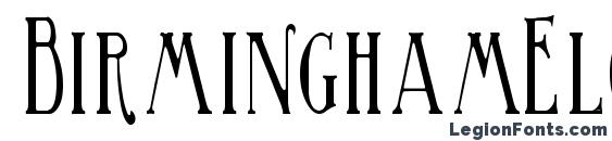 BirminghamElongated Font