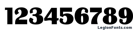 BirminghamSoft Font, Number Fonts