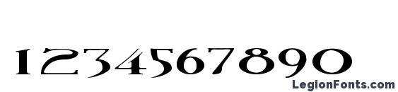 BirminghamSquat Font, Number Fonts