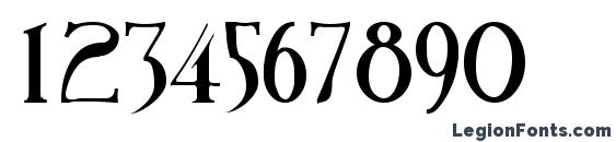 BirminghamTitling Font, Number Fonts