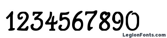 Birthdaygreetz Font, Number Fonts