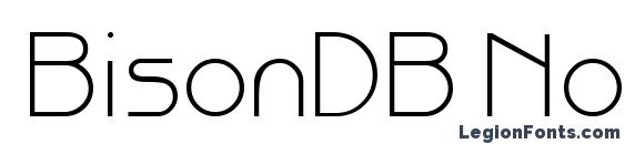 BisonDB Normal Font