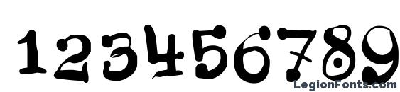 Bistroc Font, Number Fonts