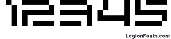 Bit 03.urbanfluxer Font, Number Fonts