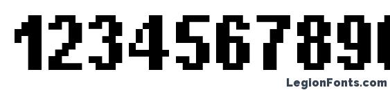 Bit daylong11 (srb) Font, Number Fonts