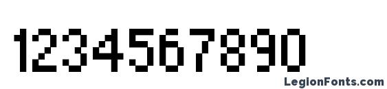 Bit kitregular Font, Number Fonts