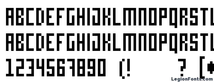 glyphs Bit4 font, сharacters Bit4 font, symbols Bit4 font, character map Bit4 font, preview Bit4 font, abc Bit4 font, Bit4 font