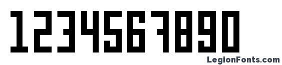 Bit4 Font, Number Fonts