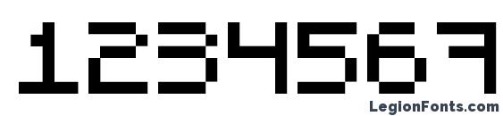 Bit6 Font, Number Fonts