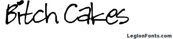 Bitch Cakes font, free Bitch Cakes font, preview Bitch Cakes font