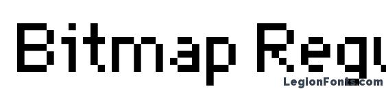 Bitmap Regular font, free Bitmap Regular font, preview Bitmap Regular font