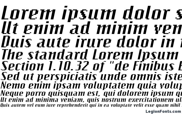 specimens BitmapWide Italic font, sample BitmapWide Italic font, an example of writing BitmapWide Italic font, review BitmapWide Italic font, preview BitmapWide Italic font, BitmapWide Italic font