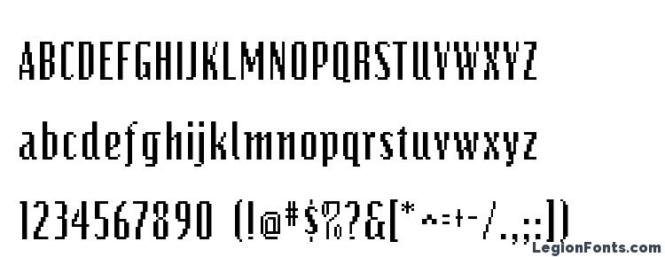 glyphs Bits font, сharacters Bits font, symbols Bits font, character map Bits font, preview Bits font, abc Bits font, Bits font
