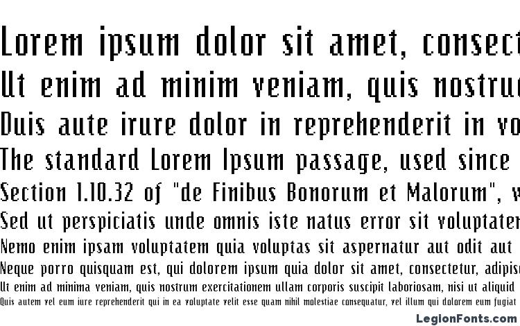 specimens Bits font, sample Bits font, an example of writing Bits font, review Bits font, preview Bits font, Bits font