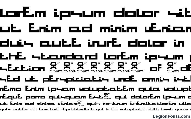 specimens Bitstorm square font, sample Bitstorm square font, an example of writing Bitstorm square font, review Bitstorm square font, preview Bitstorm square font, Bitstorm square font