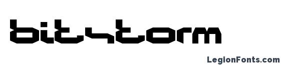 шрифт Bitstorm, бесплатный шрифт Bitstorm, предварительный просмотр шрифта Bitstorm