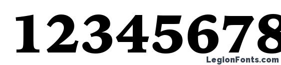 Bitstream Iowan Old Style Black BT Font, Number Fonts