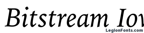 Bitstream Iowan Old Style Italic BT Font, Free Fonts