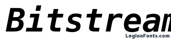 Bitstream Vera Sans Mono Bold Oblique Font
