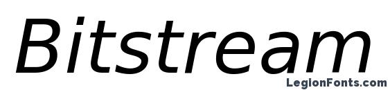 Bitstream Vera Sans Oblique Font