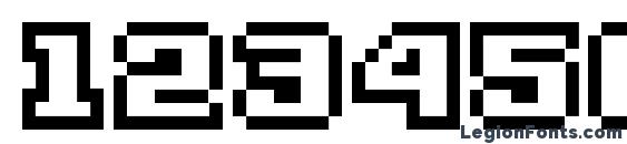 Bitsy Font, Number Fonts