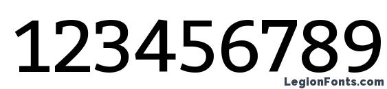 Bitter Regular Font, Number Fonts