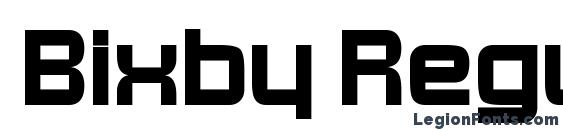 Bixby Regular DB Font