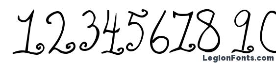 Bizzy bee Font, Number Fonts