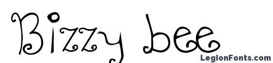 Bizzy bee font, free Bizzy bee font, preview Bizzy bee font