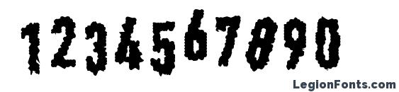 BJ REVOLTA Font, Number Fonts