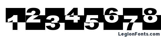 Black Box Font, Number Fonts