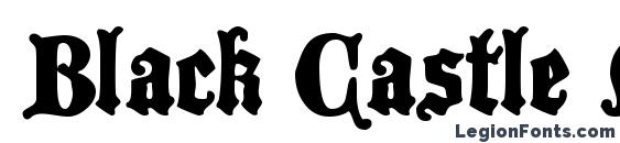 Black Castle MF font, free Black Castle MF font, preview Black Castle MF font