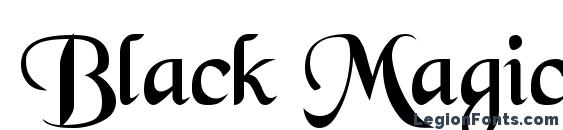 шрифт Black Magic, бесплатный шрифт Black Magic, предварительный просмотр шрифта Black Magic