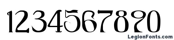 BlackAdderII Font, Number Fonts