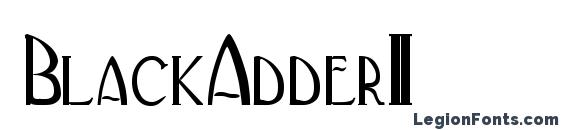 шрифт BlackAdderII, бесплатный шрифт BlackAdderII, предварительный просмотр шрифта BlackAdderII