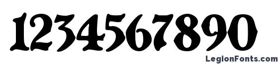 BlackCastleMF Font, Number Fonts