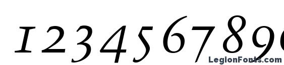 Blackford OldStyle SSi Normal Font, Number Fonts