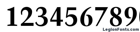 Blackford SSi Bold Font, Number Fonts